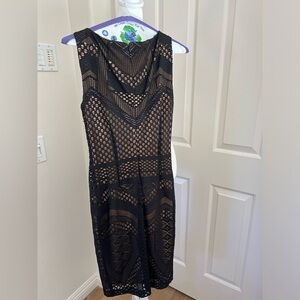 NWT! Cache body con tank dress with nude underlining. Super cute